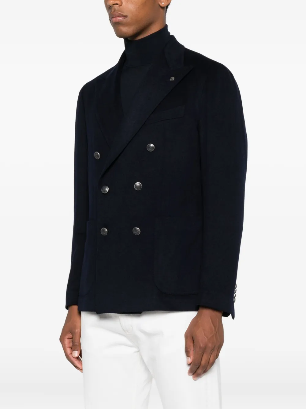 Tagliatore Blazer met dubbele rij knopen Blauw