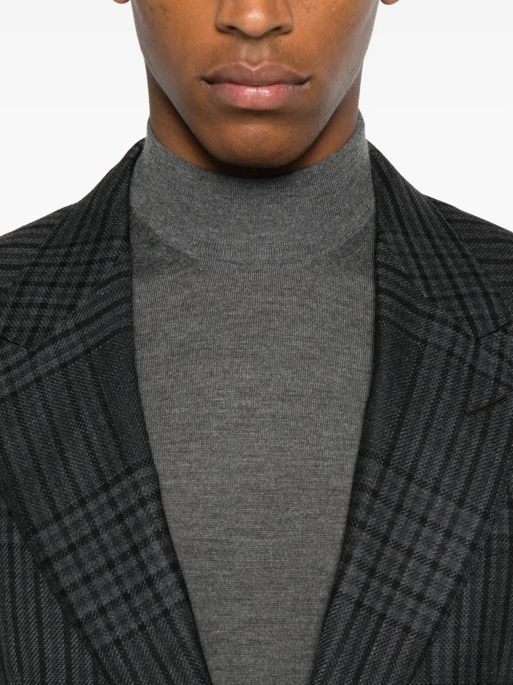 Malo high-neck sweater Grijs