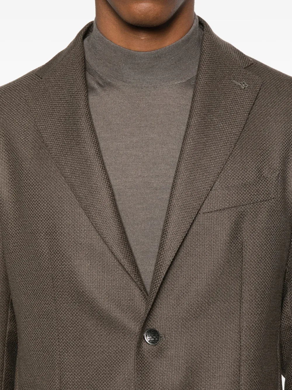 Tagliatore patch-pocket single-breasted blazer Bruin