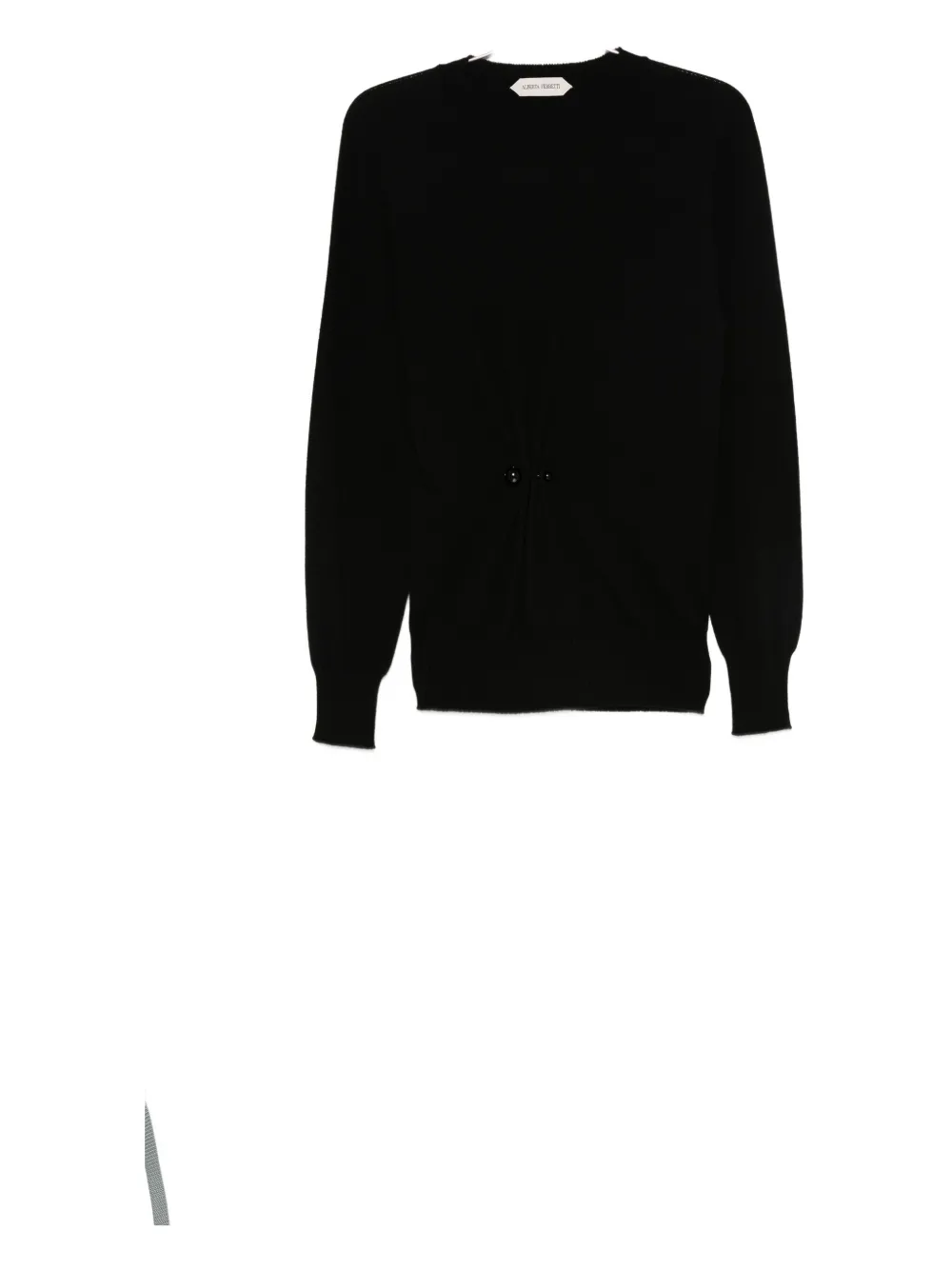 Alberta Ferretti button-embellished sweater - Nero