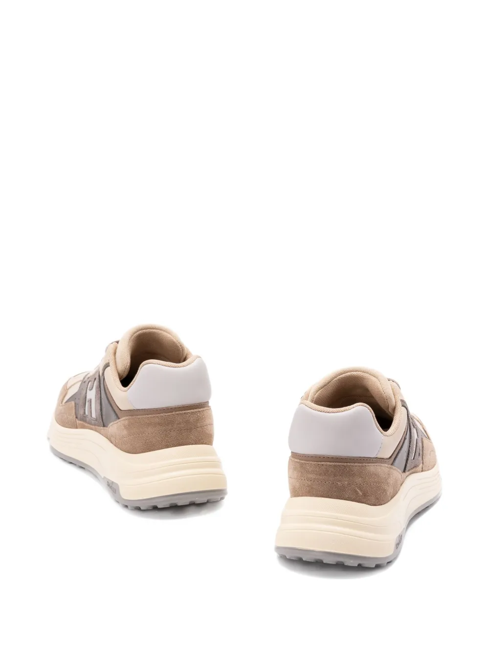 Hogan Hyperlight panelled sneakers Brown