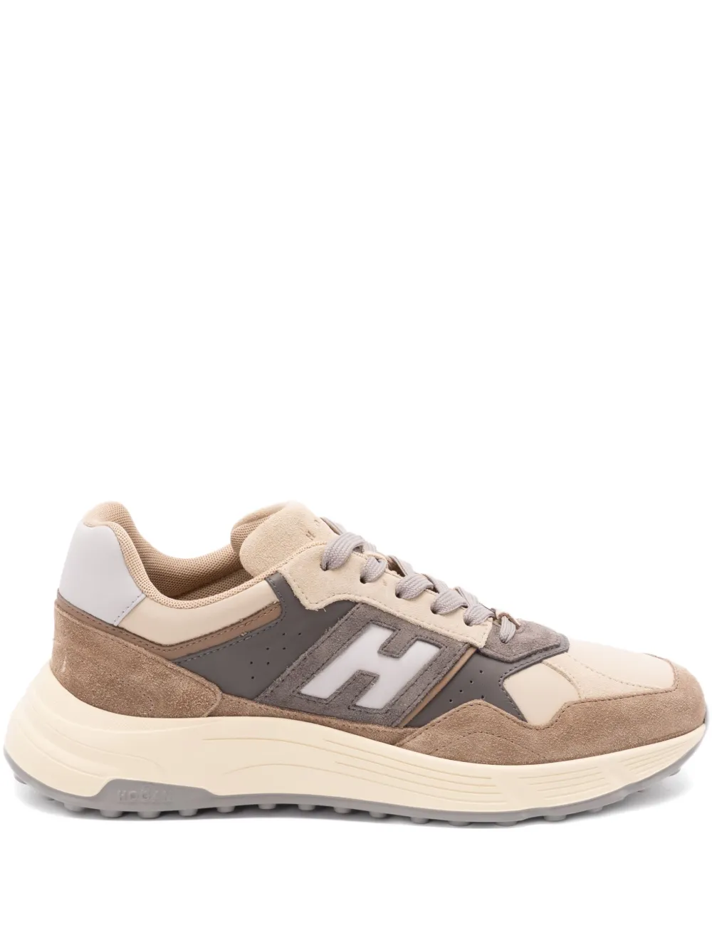 Hogan Hyperlight panelled sneakers Brown