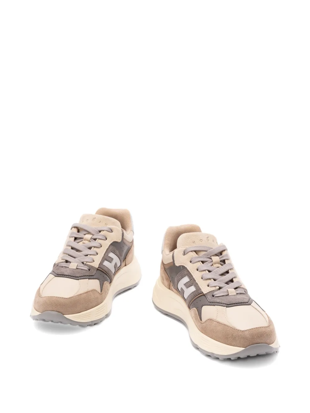 Hogan Hyperlight panelled sneakers Brown