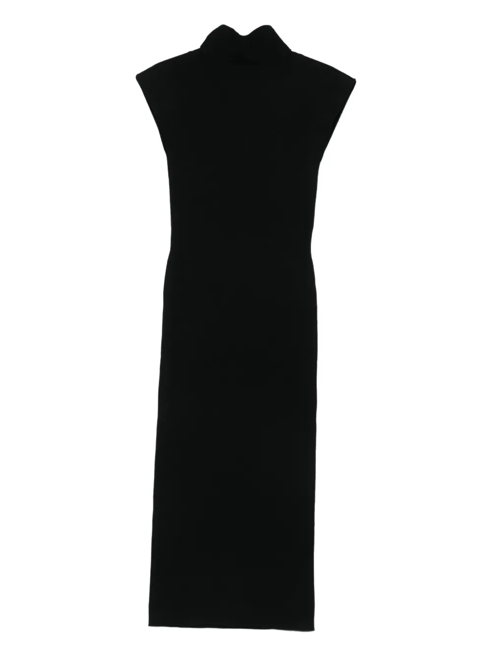 Alberta Ferretti sleeveless midi dress Zwart