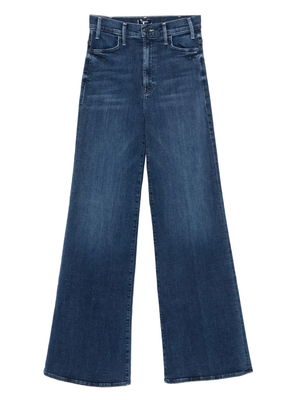 MOTHER The Hustler Roller Sneak jeans Blauw