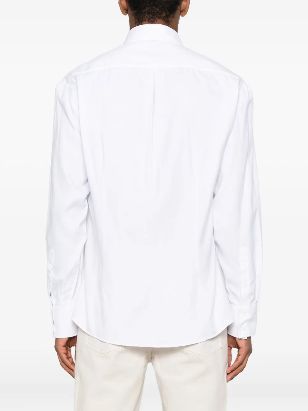 Brunello Cucinelli long-sleeve shirt Wit