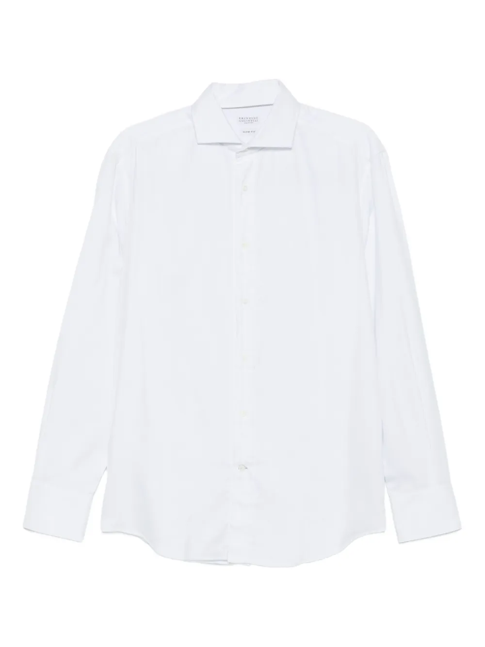 Brunello Cucinelli long-sleeve shirt Wit