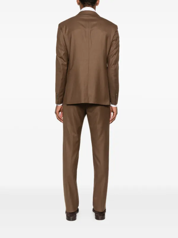 <24ss>TAGLIATORE 最新ロゴ ブラウン リネン ダブルスーツ 48 24ss>TAGLIATORE 最新ロゴ ブラウン リネン ダブルスーツ 48 - メルカリ