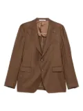 Tagliatore peak-lapels single-breasted suit - Brown