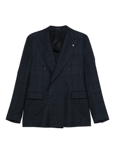Tagliatore double-breasted checked suit