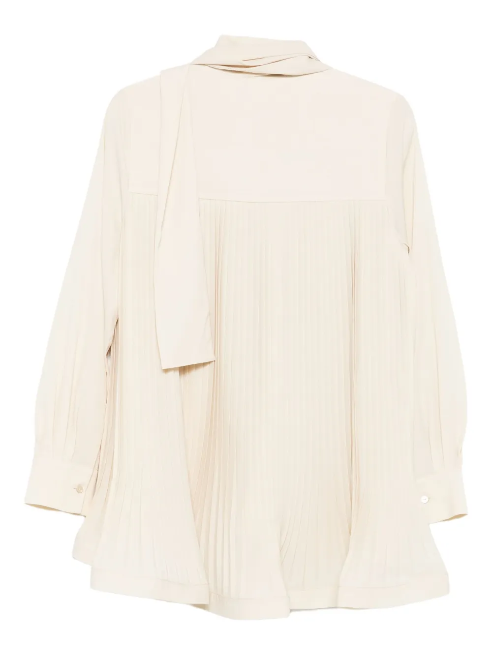 P.A.R.O.S.H. Geplooide top - Geel