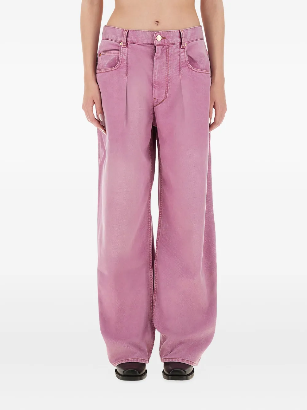 ISABEL MARANT pleated jeans | Pink | Image 1