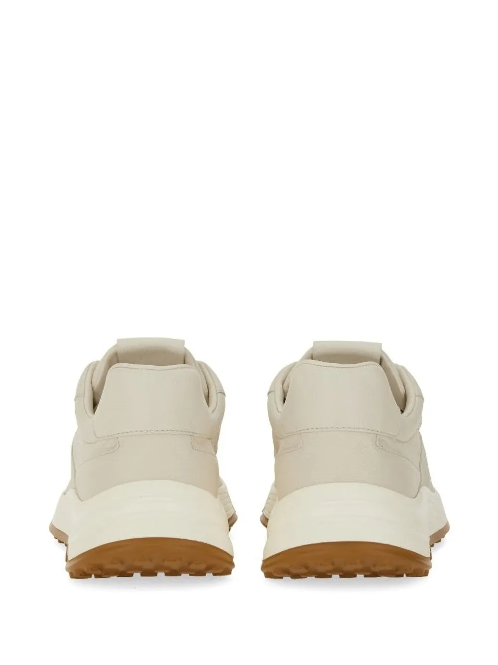 Hogan Leren low-top sneakers Beige