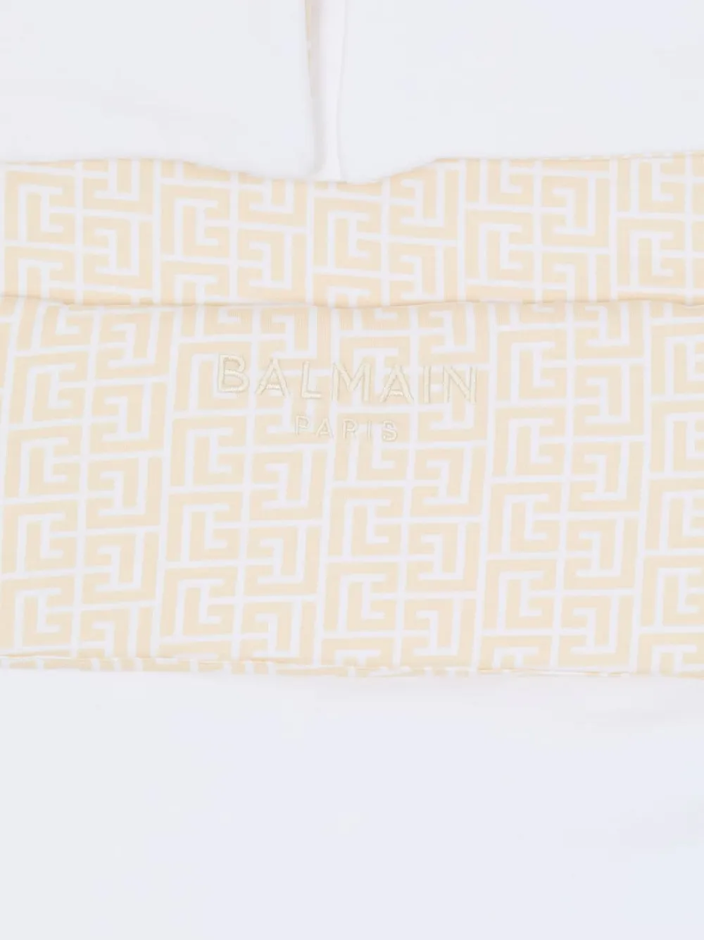Balmain Kids Slaapzak met logopatroon Wit