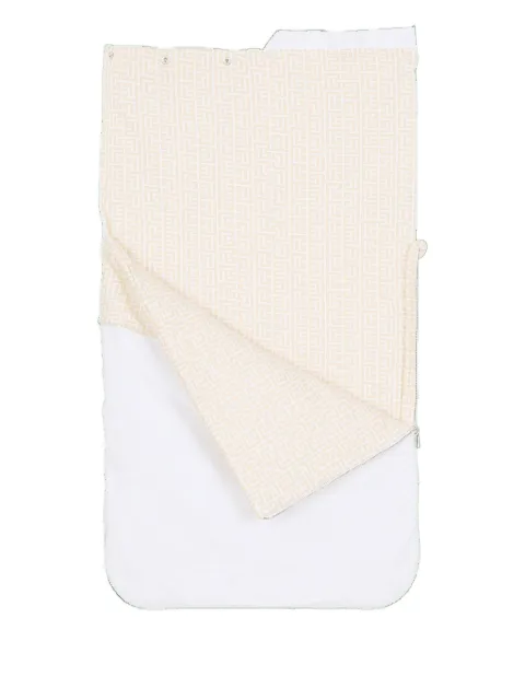 Balmain Kids Schlafsack mit Logo-Muster
