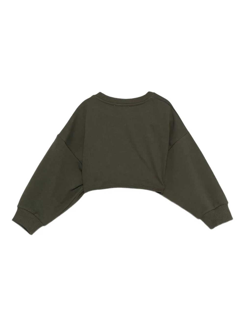 Balmain Kids Sweater met knoopdetail Groen