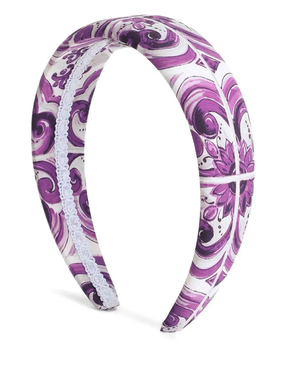 Dolce & Gabbana Kids Haarband met print Wit