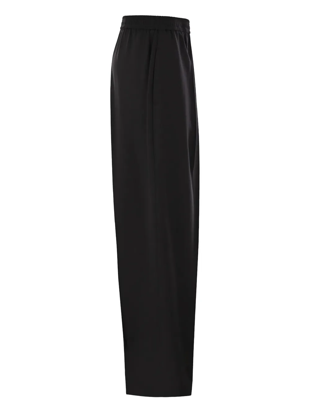 Fabiana Filippi elasticated-waistband wool trousers - Zwart