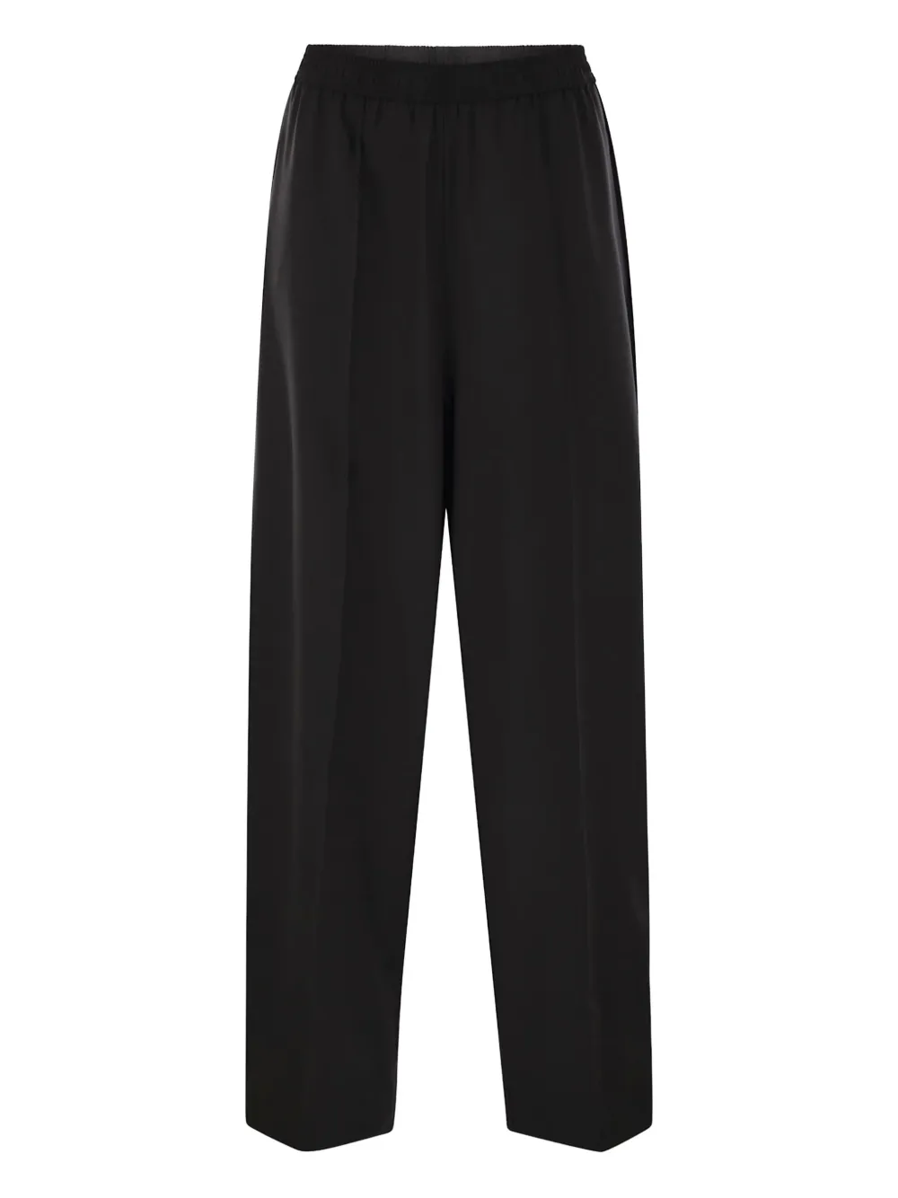 Fabiana Filippi elasticated-waistband wool trousers - Nero