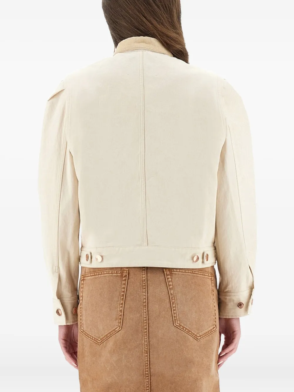 ISABEL MARANT Jack met pofmouwen Beige