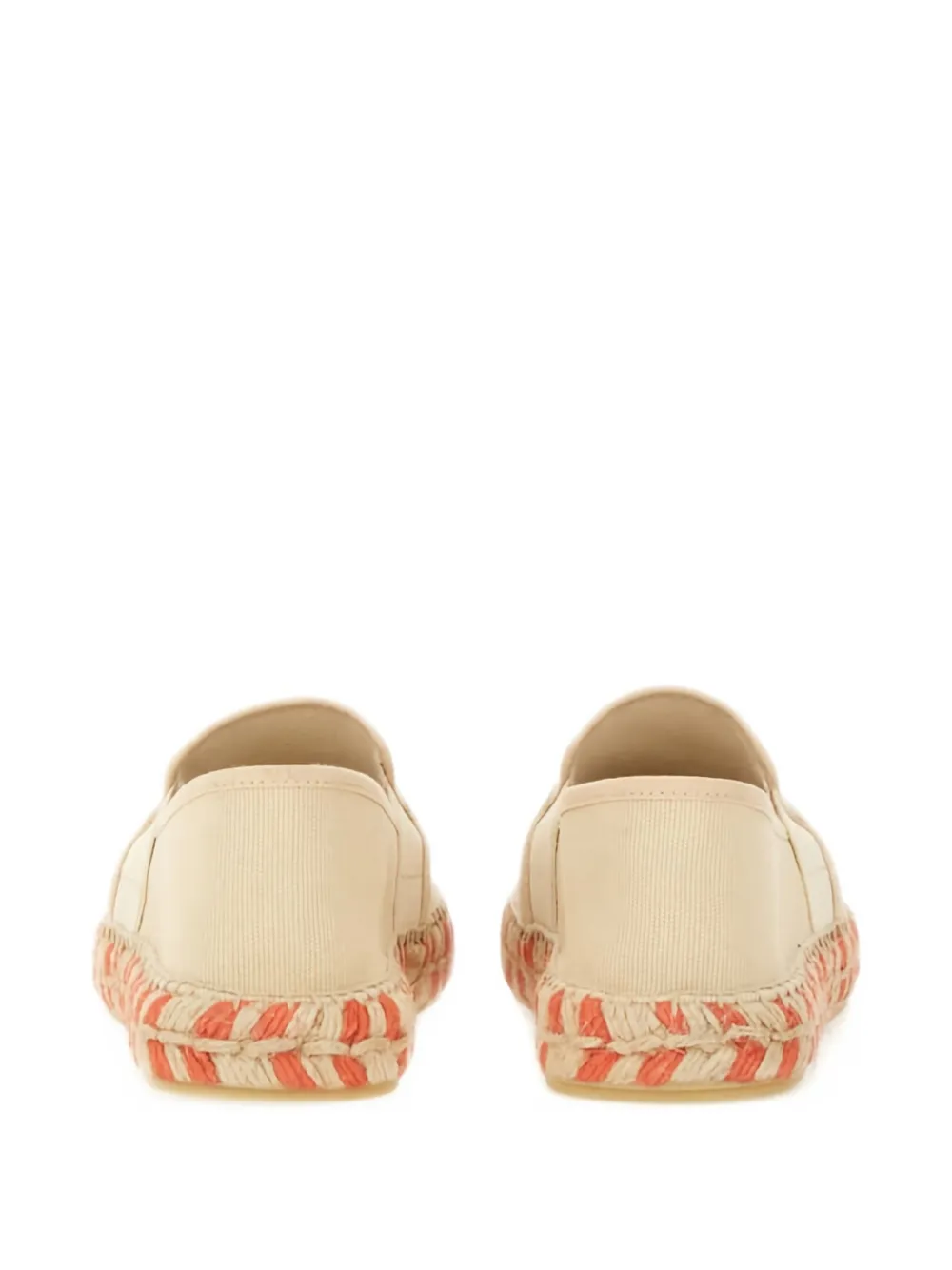 Kenzo Embroidered-logo Espadrille Flats In Neutral