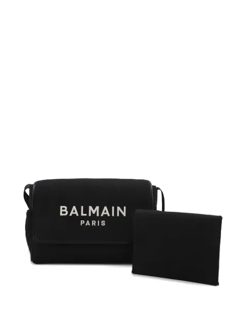 Balmain Kids logo-embroidery changing bag