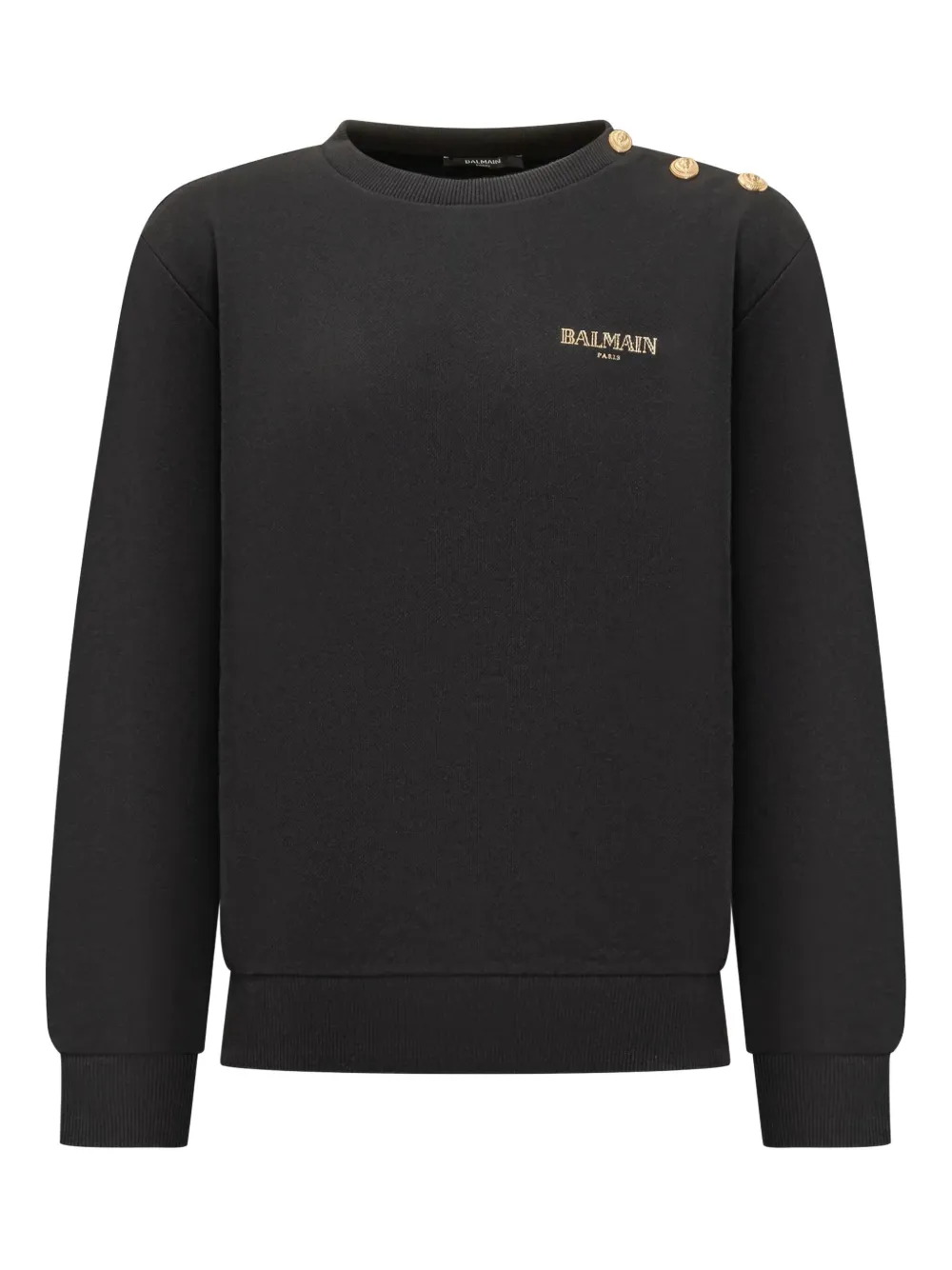 Balmain Kids button-detail sweatshirt - Nero