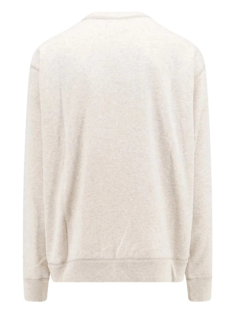 MARANT logo print crew-neck sweatshirt - Beige