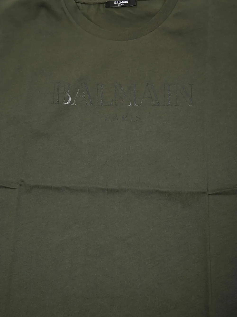 Balmain Kids T-shirt met logoprint Groen