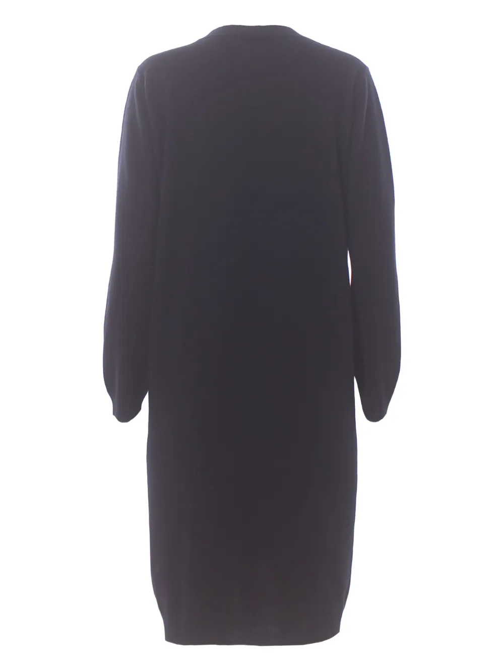 Fabiana Filippi Pin-detail Wool Mini Dress In Black