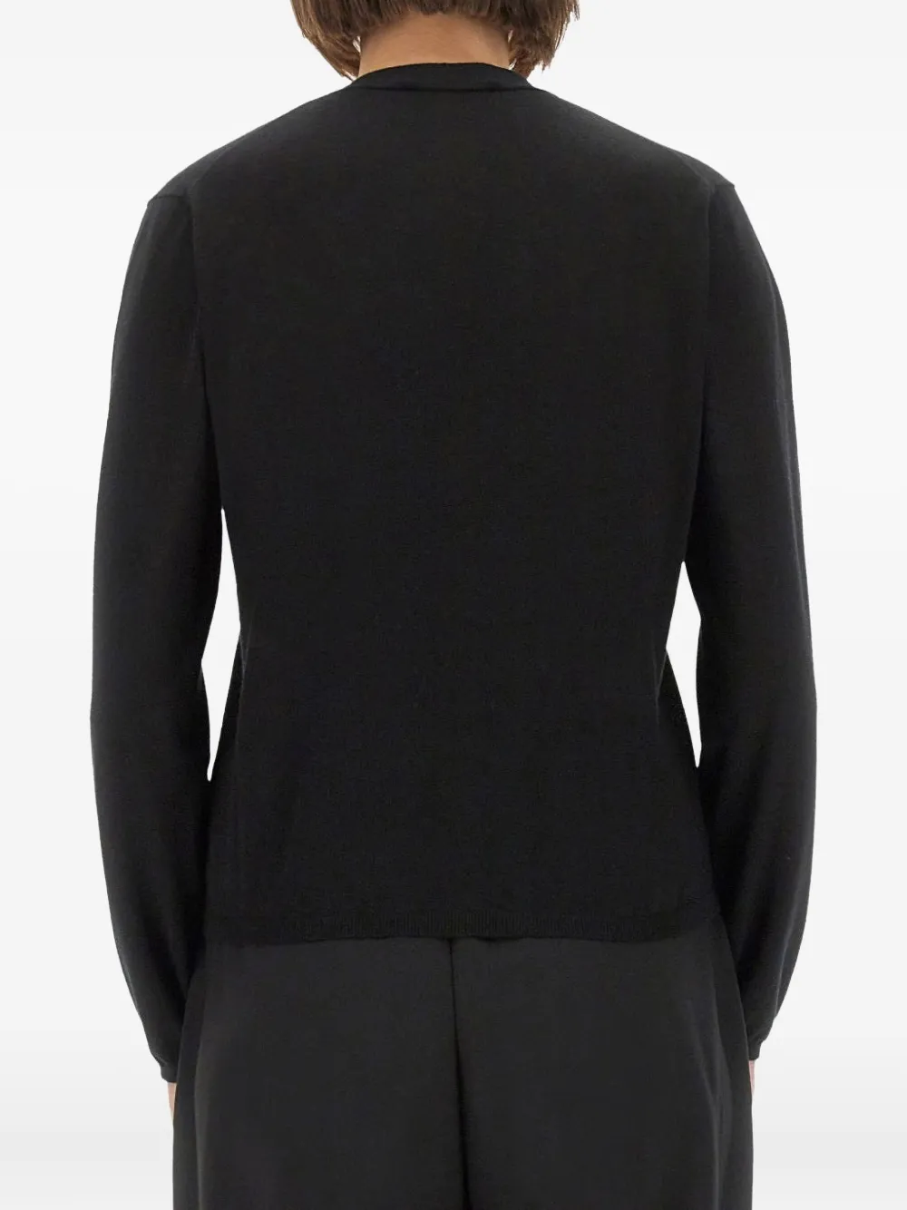 Fabiana Filippi V-neck Buttoned Cardigan In Black