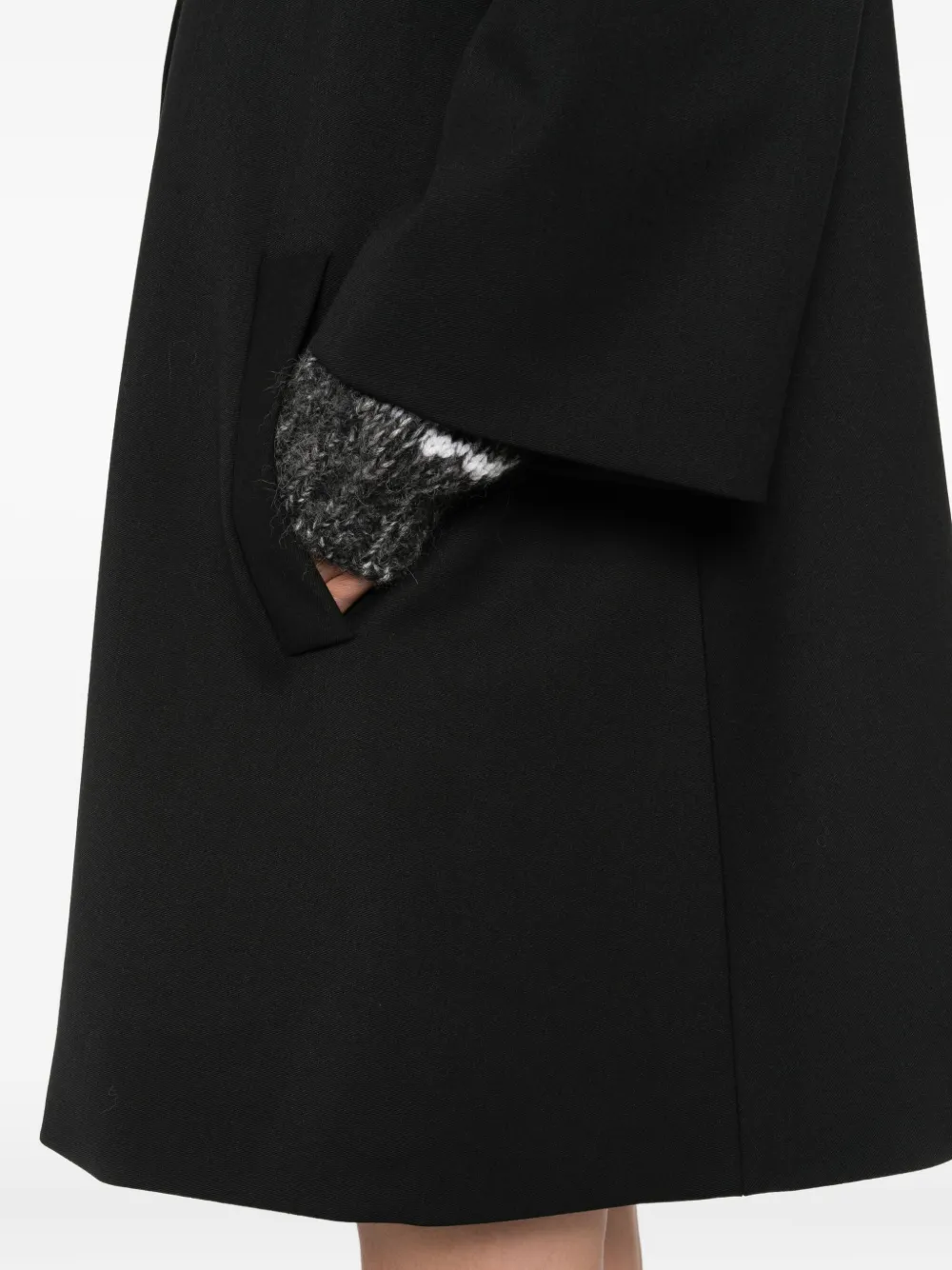 P.A.R.O.S.H. Button-up cape Zwart