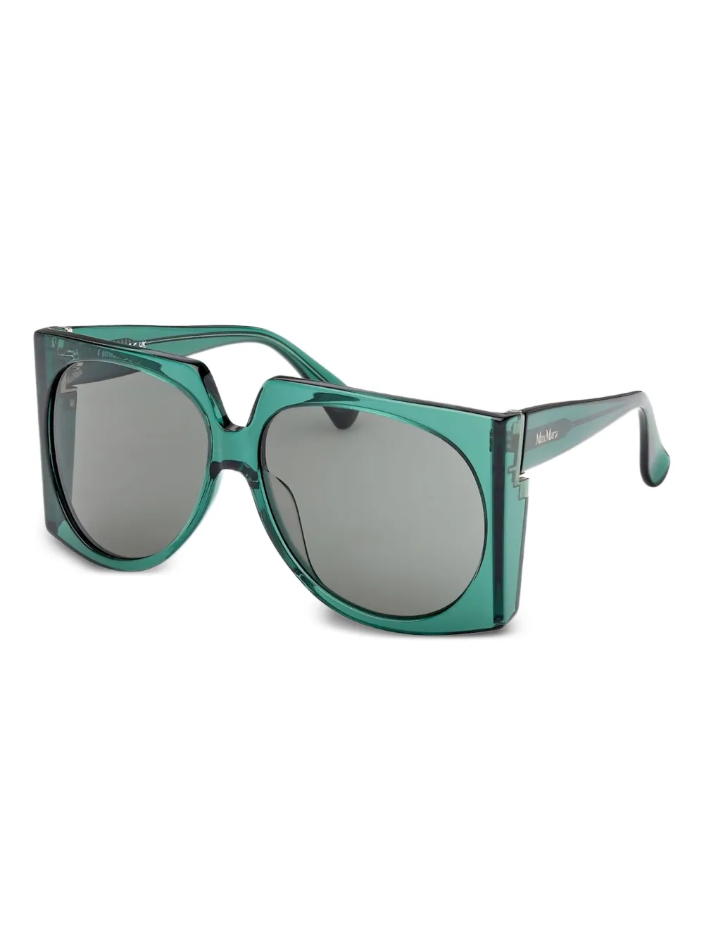 Max Mara Eyewear oversized-frame sunglasses | Green | Image 1