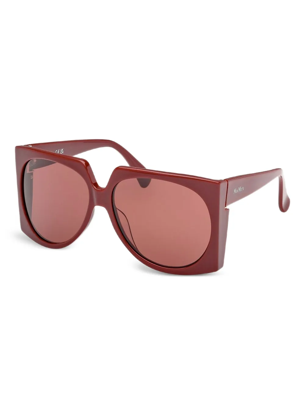 Max Mara Eyewear Oversized-frame Sunglasses In Brown