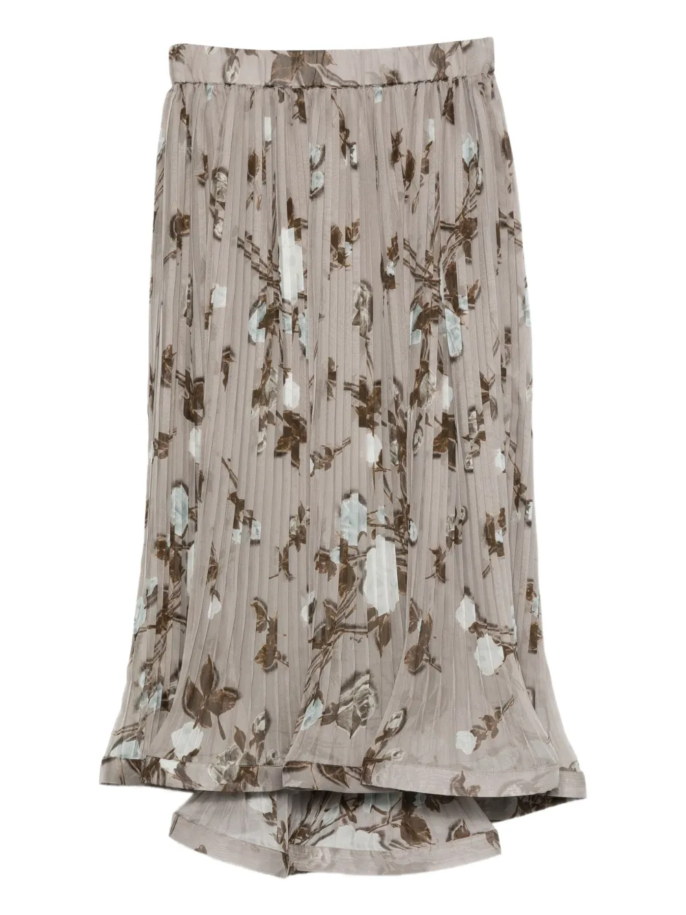 P.A.R.O.S.H. floral-print skirt Grijs