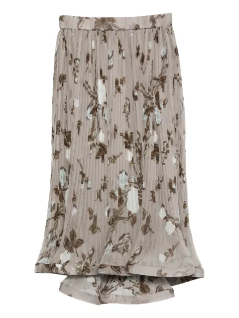 P.A.R.O.S.H. floral-print skirt