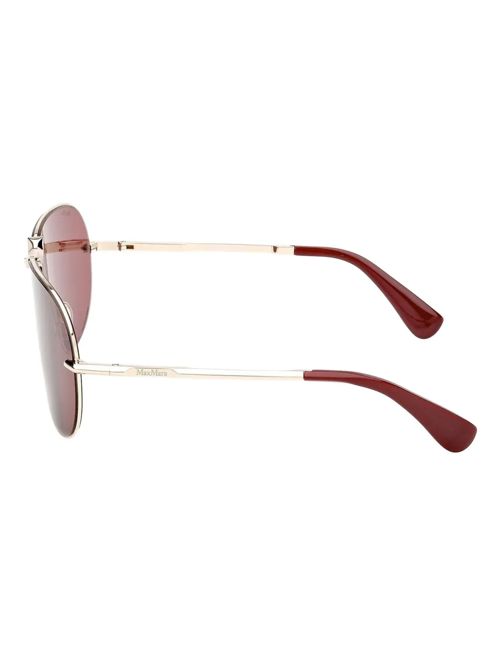 Max Mara Eyewear Zonnebril met piloten montuur Goud