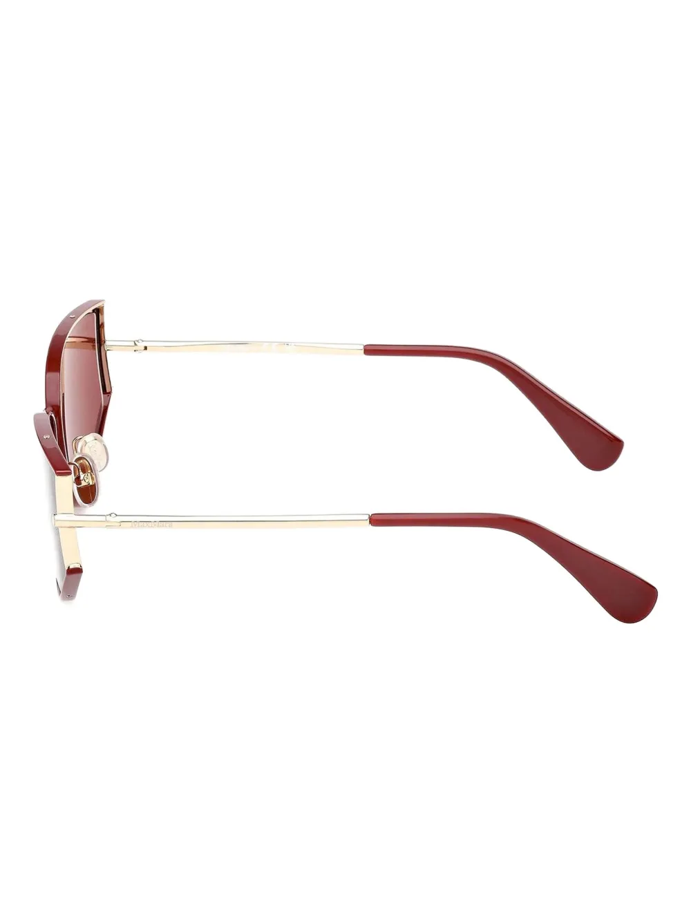Max Mara Eyewear Zonnebril met geometrisch montuur Goud