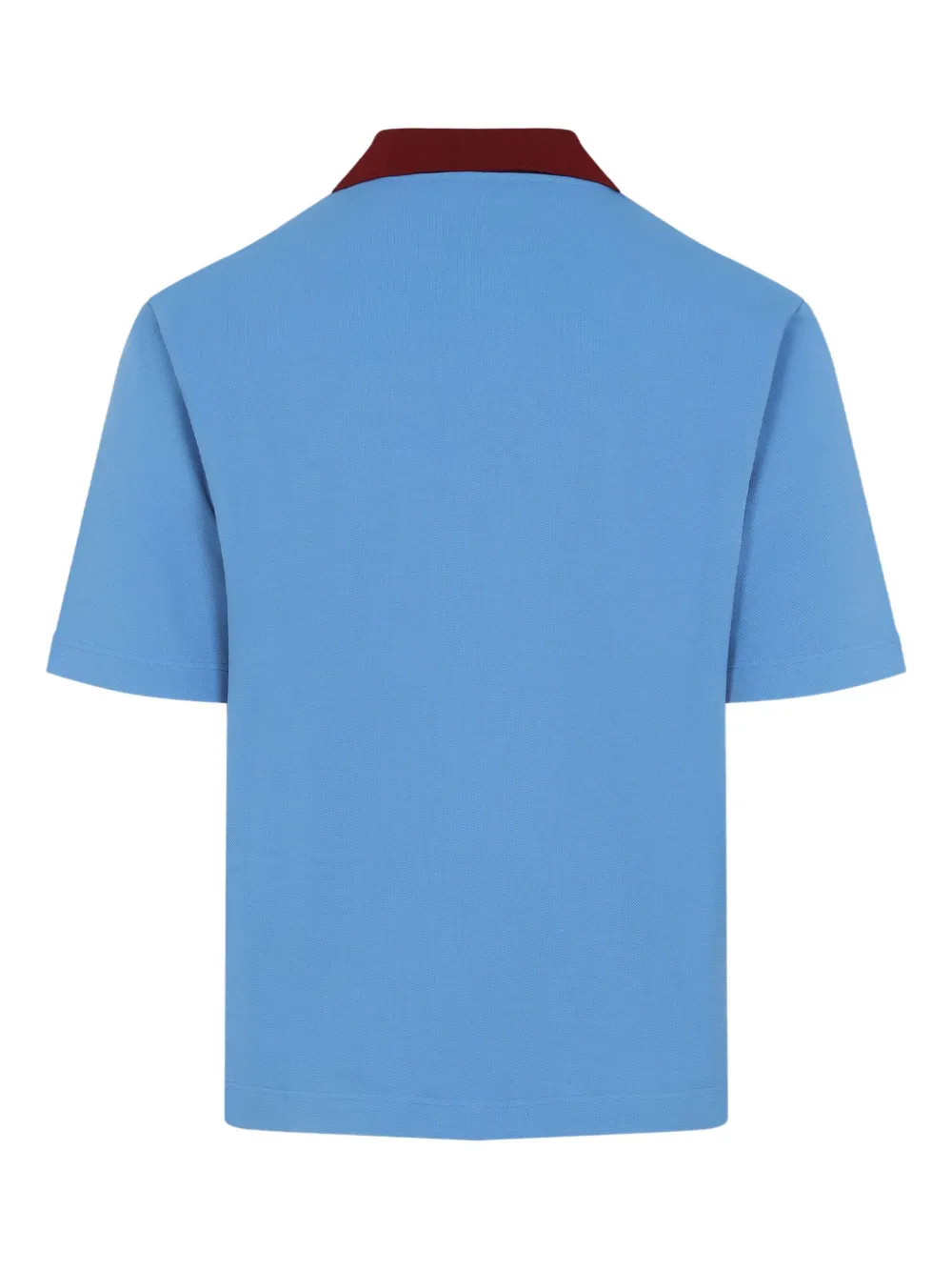 Marni Poloshirt met contrasterende kraag Blauw