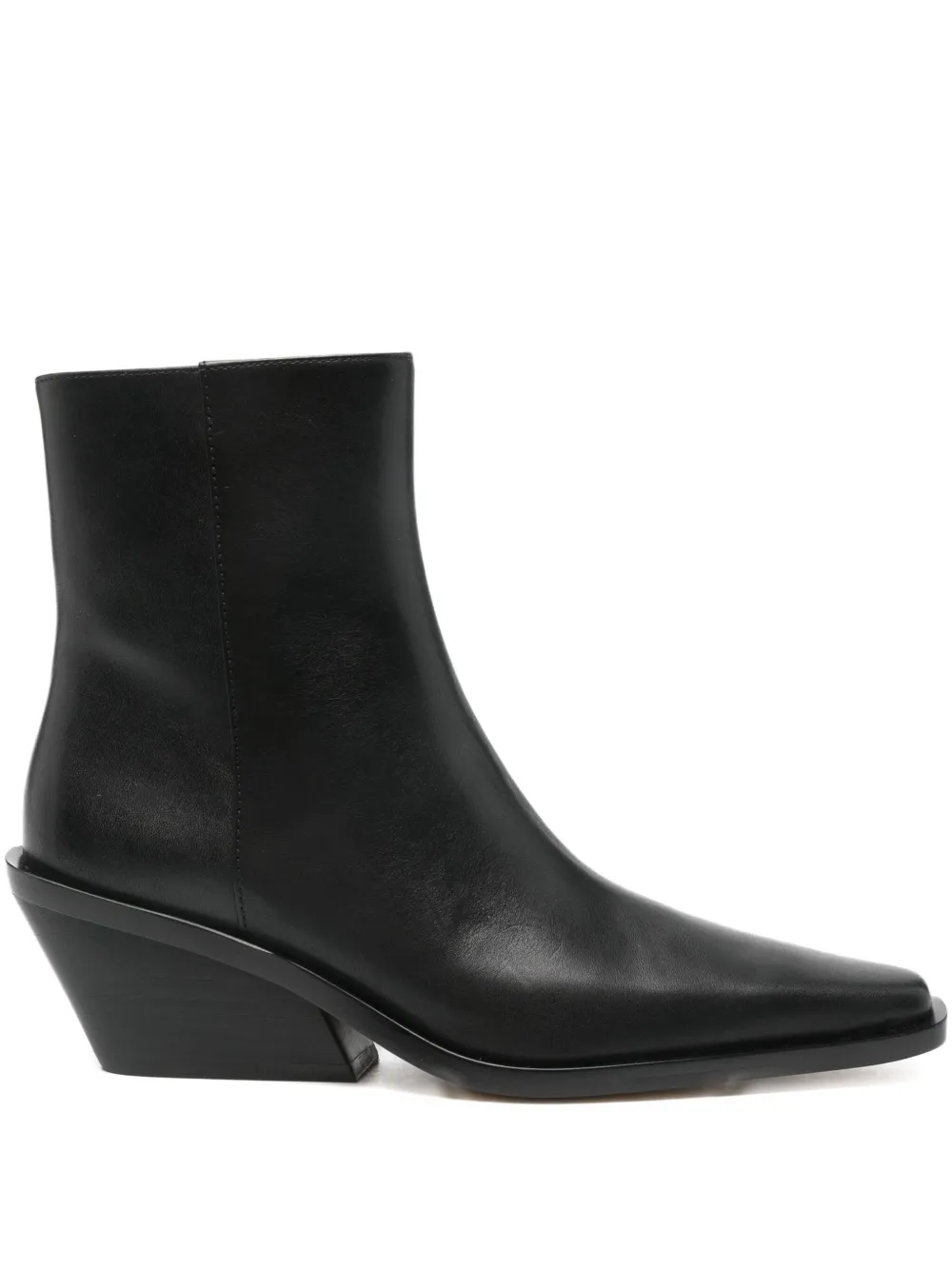 Michael Kors 65mm leather zip-fastening cowboy boots Black