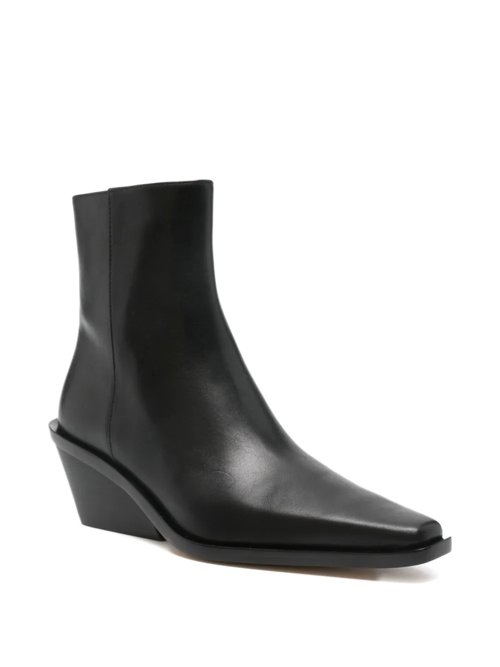 Michael Kors 65mm leather zip-fastening cowboy boots Black