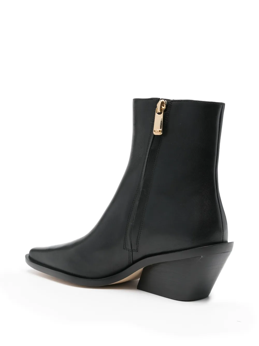 Michael Kors 65mm leather zip-fastening cowboy boots Black