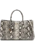 Michael Michael Kors snakeskin-print tote bag - Neutrals