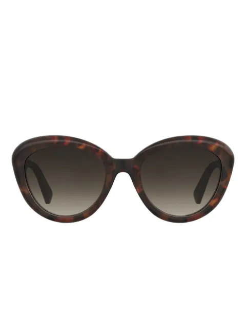 Moschino Eyewear tortoiseshell oversized sunglasses