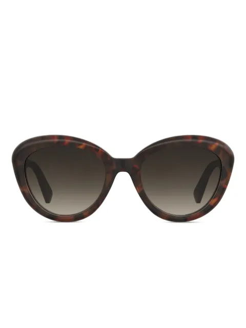 Moschino Eyewear tortoiseshell oversized sunglasses