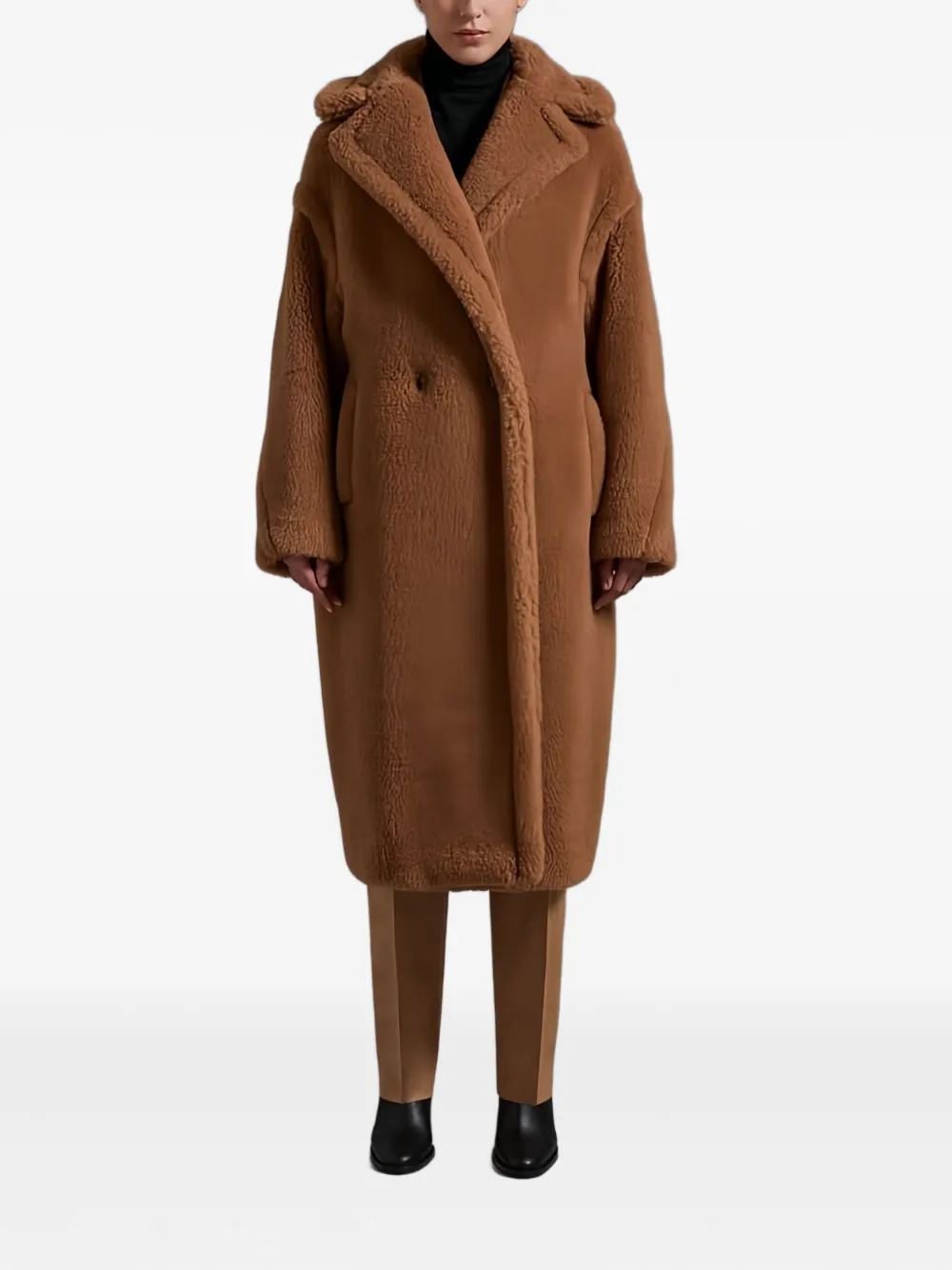 Max Mara Teddy jas Bruin