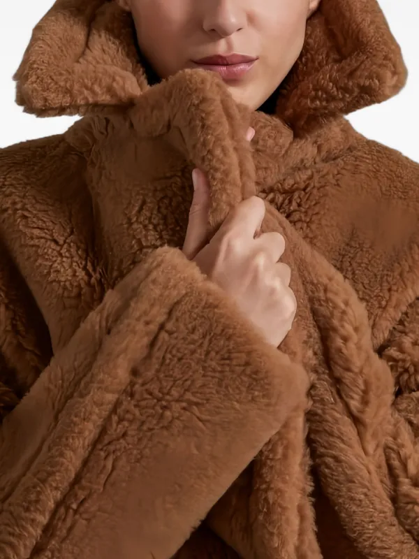 Max Mara Teddy コート | ブラウン | FARFETCH JP