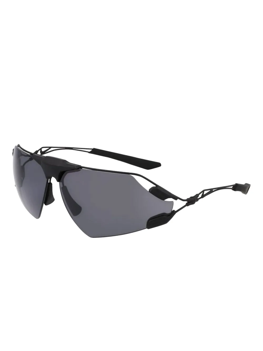 Nike Zeus Edge titanium sunglasses Zwart