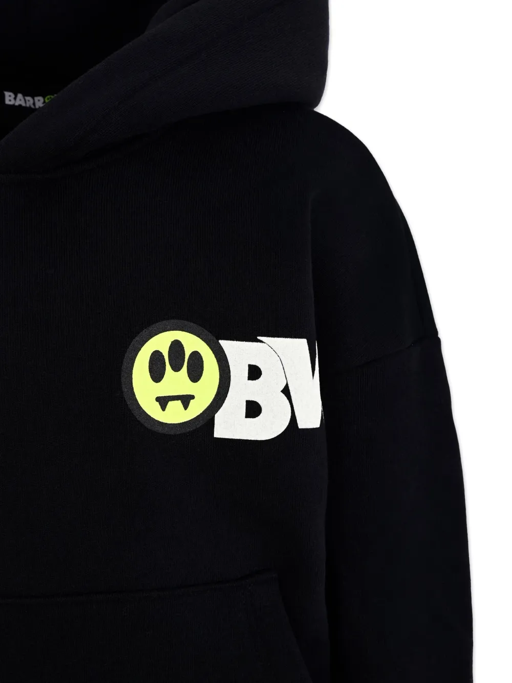 Barrow kids Hoodie met teddybeerprint Zwart