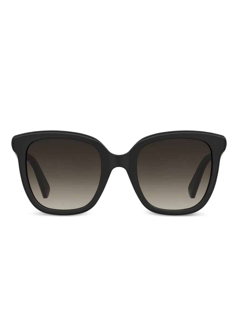 Moschino logo-lettering sunglasses Zwart